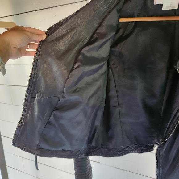 Treasure and Bond Leather Moto Jacket Size M - Picture 5 of 10